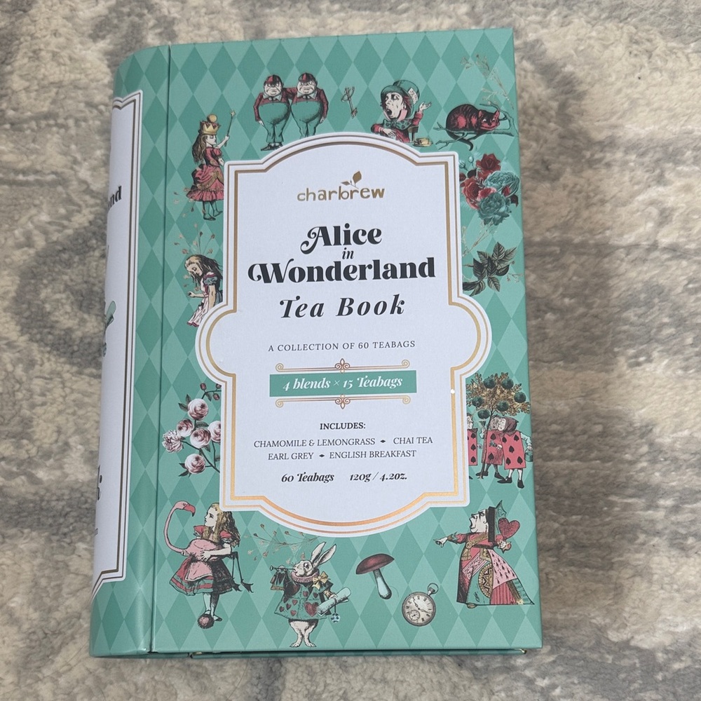Charbrew Alice in Wonderland Tea Book